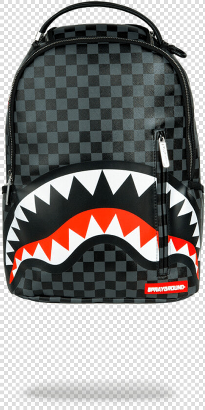 Backpacks Sprayground Sleek Sharks   Sprayground Sharks In Paris Brown  HD Png DownloadTransparent PNG