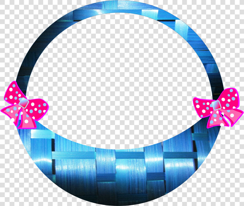 Easter Basket Bows Blue Weave   Easter Basket  HD Png DownloadTransparent PNG