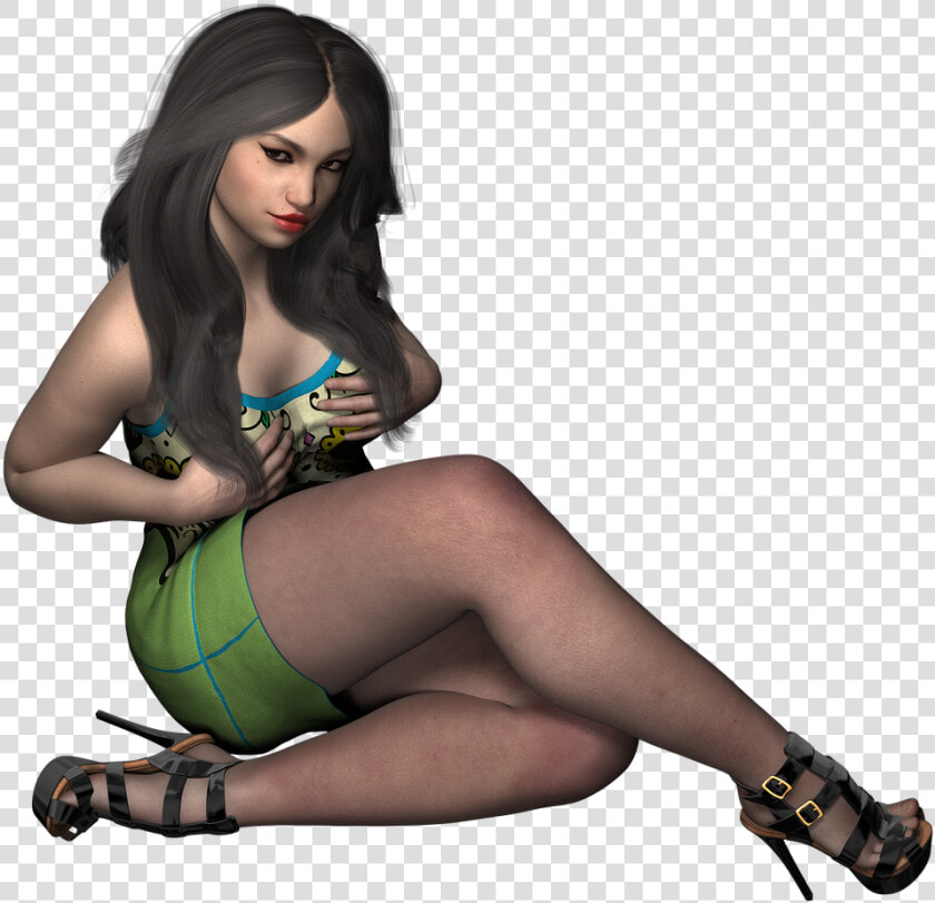 Plus  Size  Sexy  Girl  Woman  Pose  Model  3d  Render   Plus Size Sexy Png  Transparent PngTransparent PNG