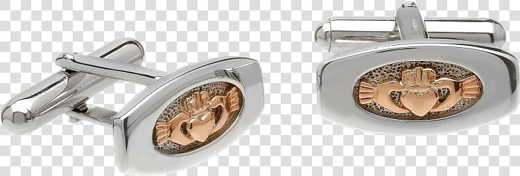 Claddagh Cufflinks   Silver  HD Png DownloadTransparent PNG