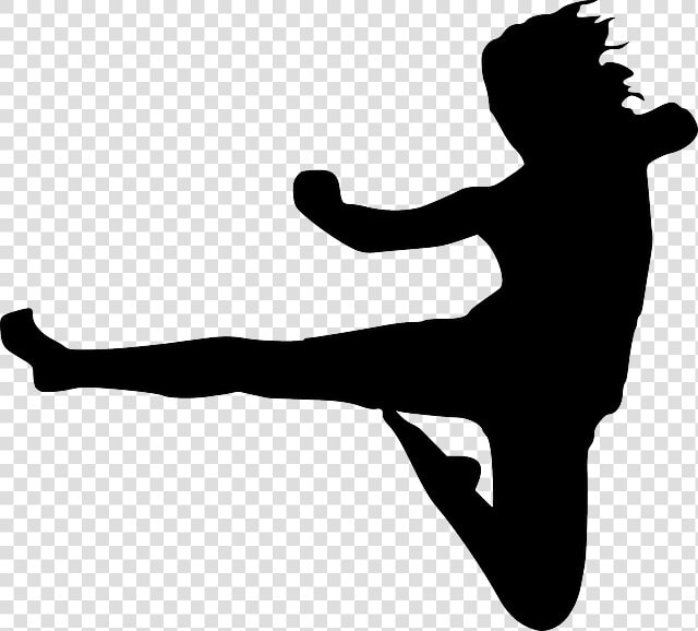 Kickboxing  Karate  Fight  Girl  Kick  Sport  Woman   Karate Kick Clipart  HD Png DownloadTransparent PNG