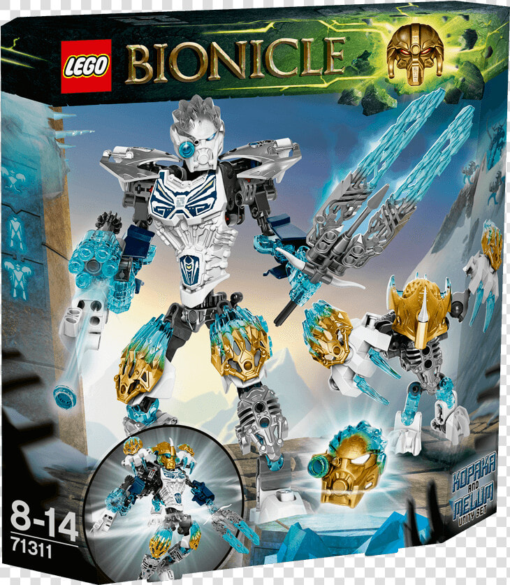 Kopaka And Melum Unity Set   Lego Bionicle 2016 Boxes  HD Png DownloadTransparent PNG