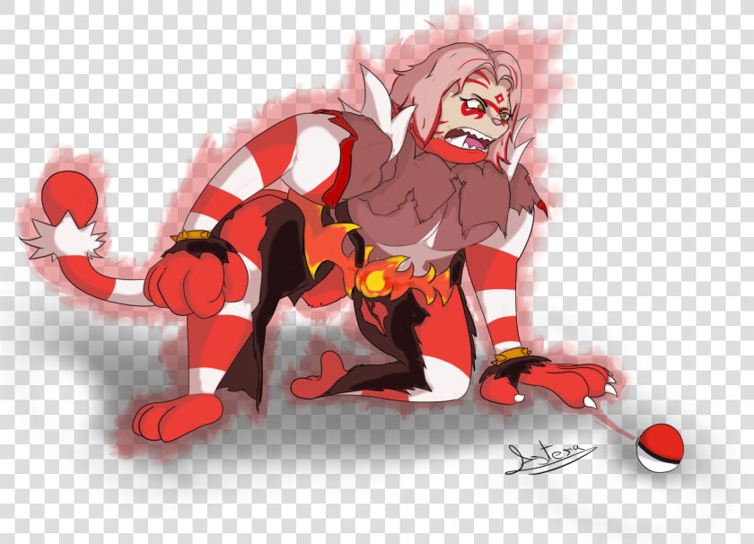 Transforming Into Incineroar   Pokemon Incineroar Transformation  HD Png DownloadTransparent PNG