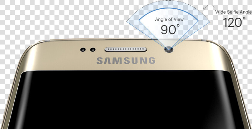 Samsung Galaxy S6 Edge Wide Selfies   Samsung Galaxy S6 Edge Logo  HD Png DownloadTransparent PNG