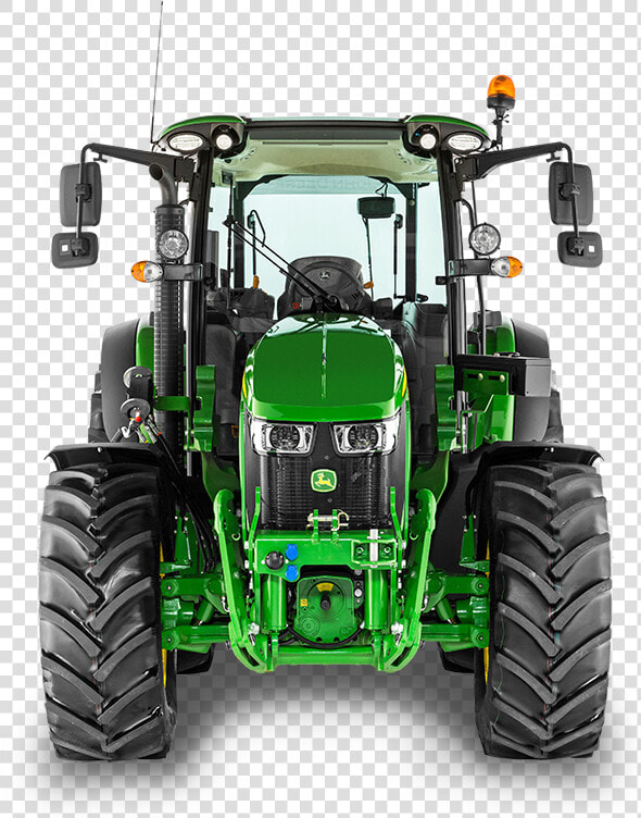 John Deere 5r 2018   Png Download   Front View Of John Deere Tractor  Transparent PngTransparent PNG