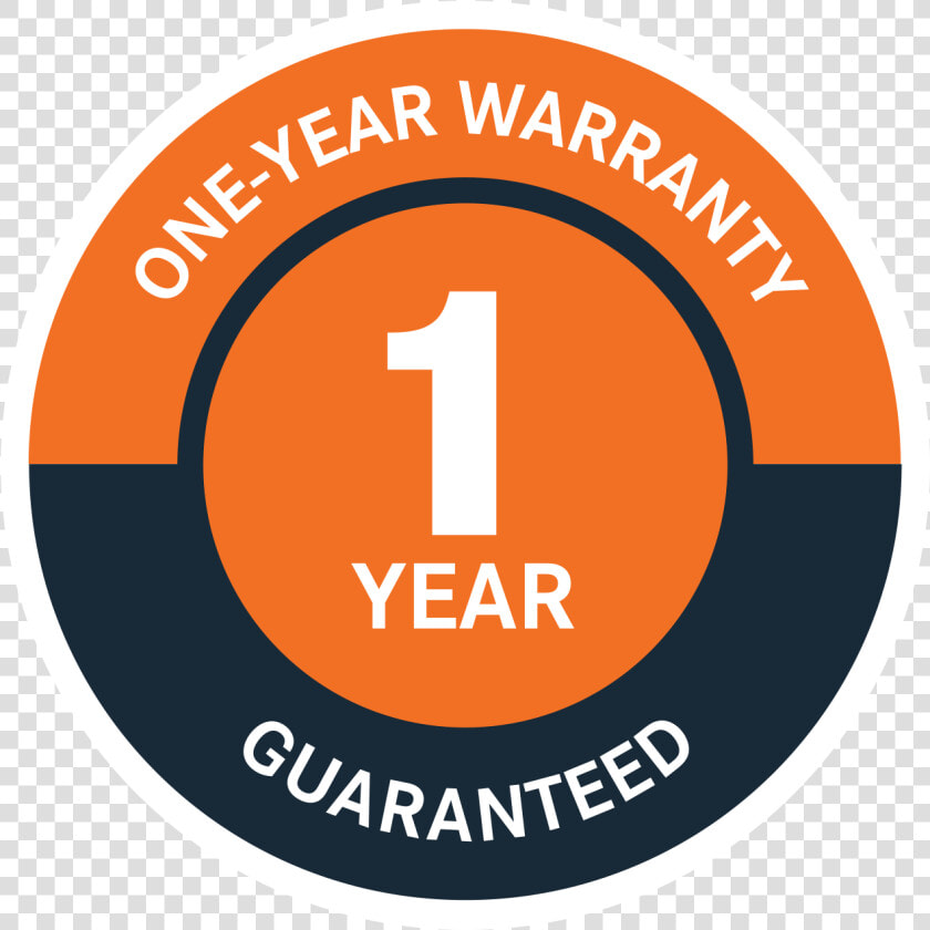 1 Year Warranty Logo  HD Png DownloadTransparent PNG