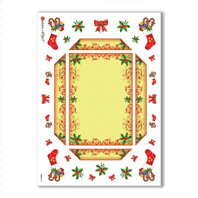 Rice Paper Frame For Decoupage   Motif  HD Png DownloadTransparent PNG