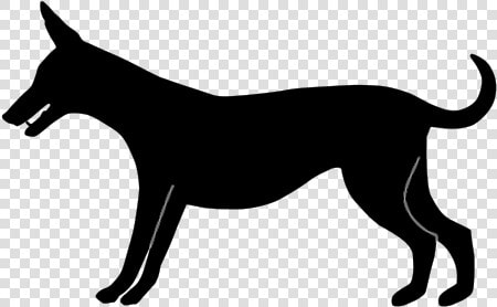 Dog Silhouette2   English Foxhound  HD Png DownloadTransparent PNG