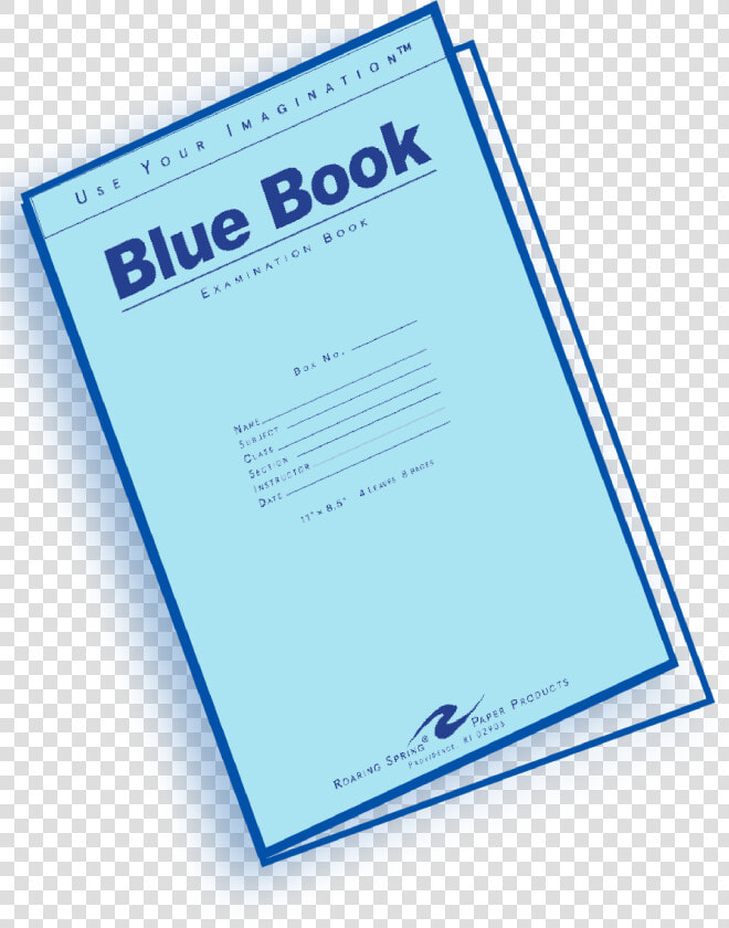 Blue Book   Blue Book Exam  HD Png DownloadTransparent PNG