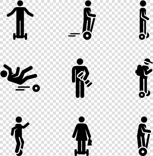 Icons Free Self Balancing   Electric Scooter Icon Free  HD Png DownloadTransparent PNG