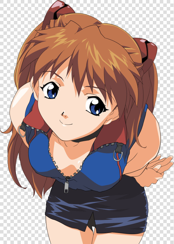 Neon Genesis Evangelion Asuka Smile  HD Png DownloadTransparent PNG