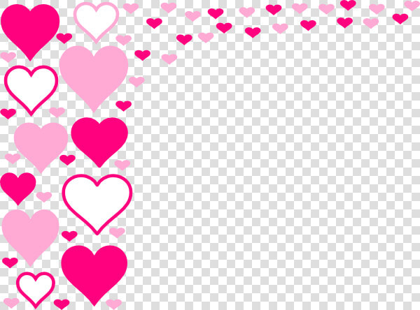  hearts  heart  pinkhearts  borders  border  frames   Heart Border Designs Png  Transparent PngTransparent PNG