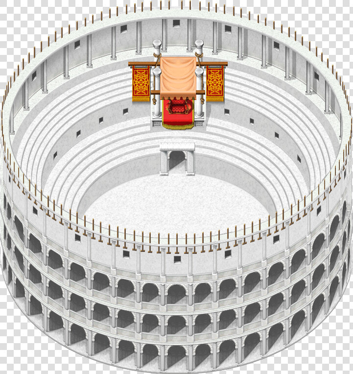 Clip Art Colosseum Aerial View  HD Png DownloadTransparent PNG