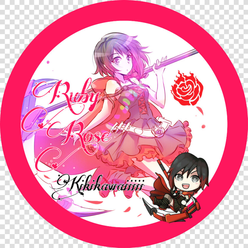  rubyrose  rwby  rwby Ruby  roosterteeth  profilepic   Ruby Rose  HD Png DownloadTransparent PNG