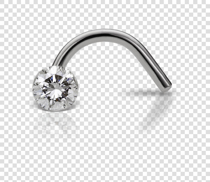 5mm Invisible Set Diamond Nostril Screw   Nose Piercing  HD Png DownloadTransparent PNG