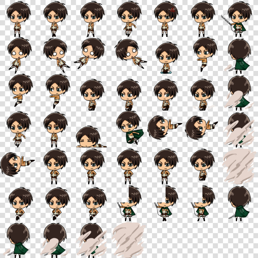 Transparent Eren Jaeger Png   Eren Shimeji  Png DownloadTransparent PNG