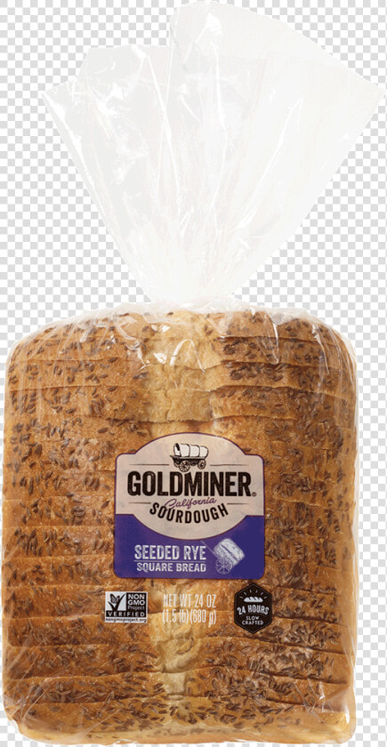 Transparent Rye Png   Goldminer California Sourdough Seeded Rye Square Bread  Png DownloadTransparent PNG