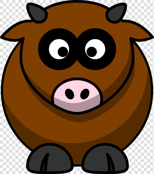 Brown Cow Svg Clip Arts   Clipart Brown Cow  HD Png DownloadTransparent PNG