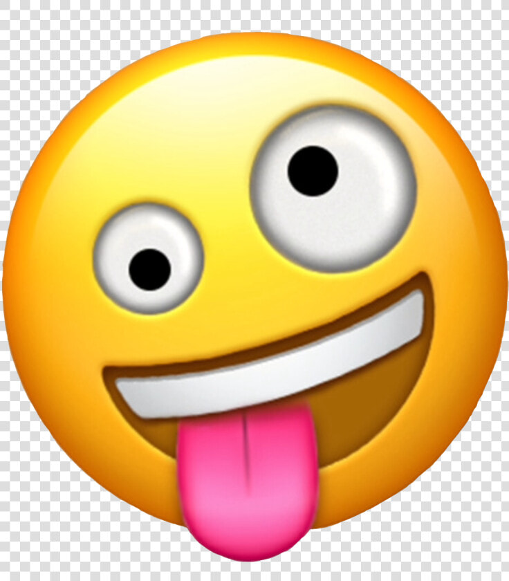  emoji  silly  art  interesting  fun  freetoedit   Crazy Face Emoji Png  Transparent PngTransparent PNG