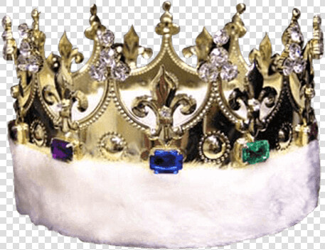 Silver King Crown Png   King Crown With Fur  Transparent PngTransparent PNG