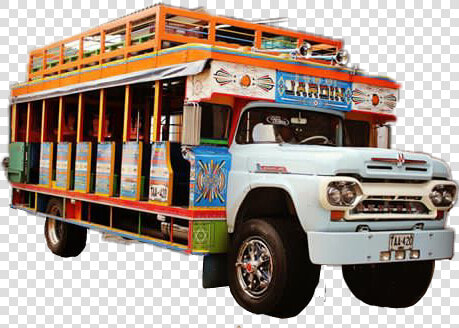  camion   Chiva Colombiana Png  Transparent PngTransparent PNG