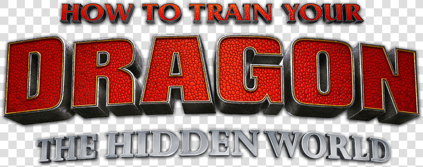 Train Your Dragon Hidden World Logo  HD Png DownloadTransparent PNG