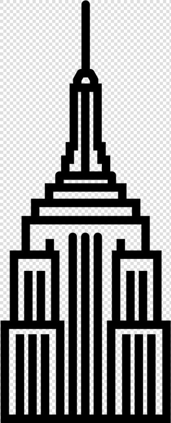 Empire State Building Icon Vector Clipart   Png Download   Vector Empire State Building Png  Transparent PngTransparent PNG