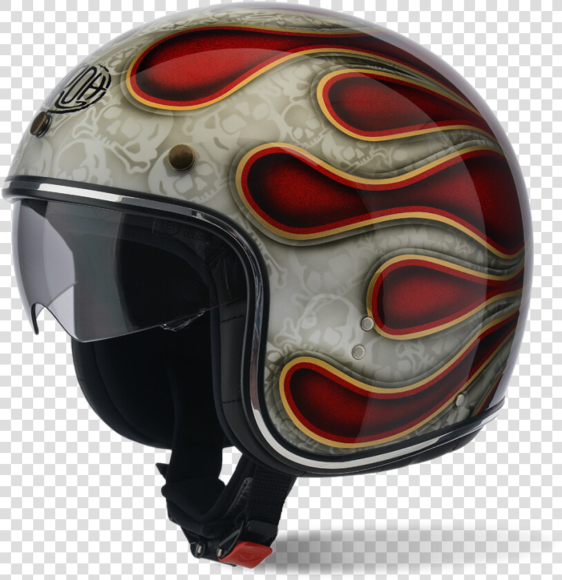 Airoh Riot Flame Glitter Jet Helm  HD Png DownloadTransparent PNG