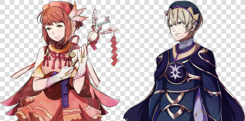 “ Cardcaptor Sakura And A Reluctant Leo Someone On   Fire Emblem Leo X Sakura  HD Png DownloadTransparent PNG