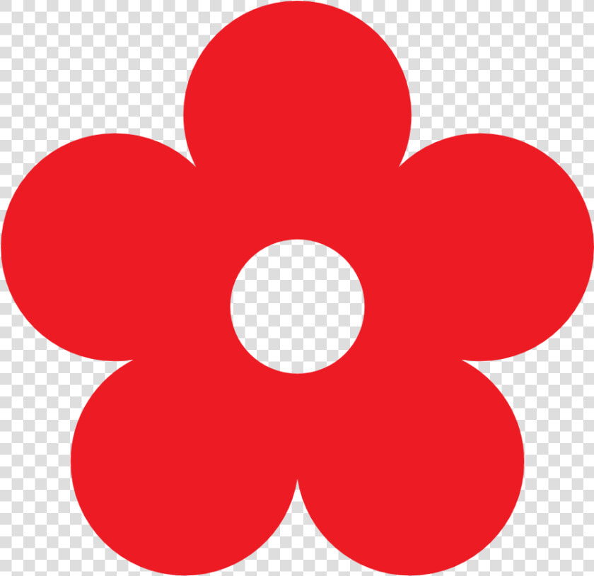 Red Flower Clipart Kid   Red Colour Flower Clipart  HD Png DownloadTransparent PNG