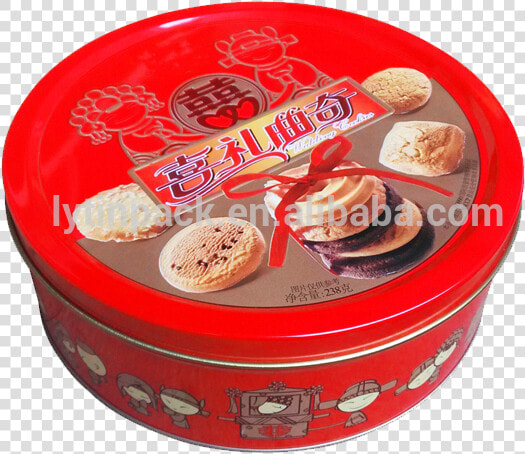 Round Cookies Iron Tin Box   Metal Packaging For Dessert  HD Png DownloadTransparent PNG