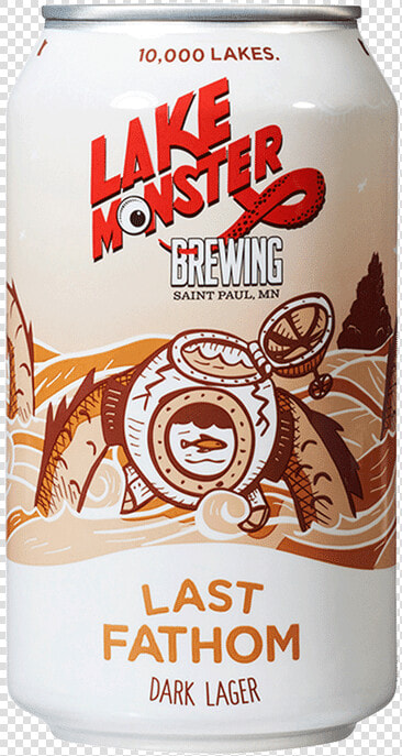 Lake Monster Last Fathom Dark Lager   Lake Monster Calhoun Claw Pilsner Can  HD Png DownloadTransparent PNG