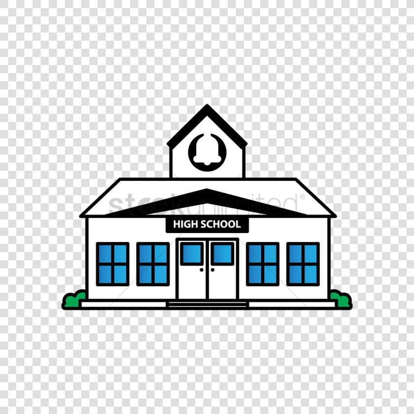 High School Free Building Vector Graphic Transparent   University Building Clipart  HD Png DownloadTransparent PNG