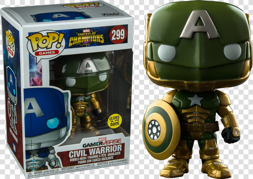 Contest Of Champions   Civil Warrior Funko Pop  HD Png DownloadTransparent PNG