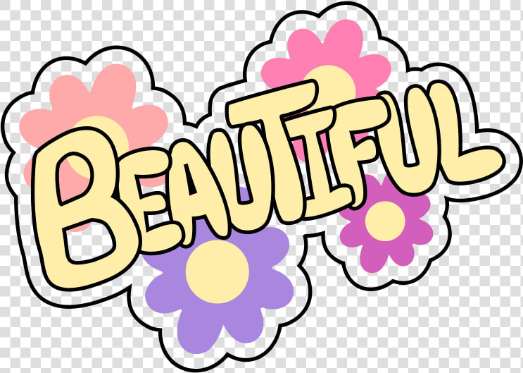 Free Vector Beautiful   Beautiful Clipart  HD Png DownloadTransparent PNG