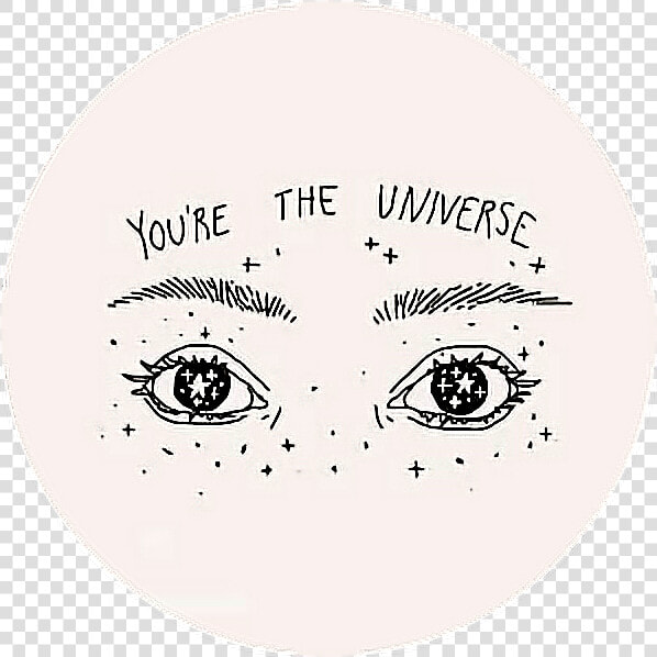 Tumblr Aesthetic Quote Quotes Stars Star Space Png   Simple Aesthetic Eye Drawing  Transparent PngTransparent PNG