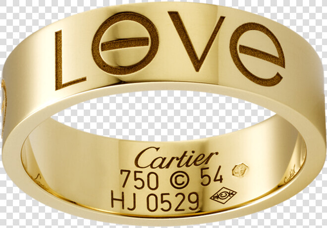 Gold Ring Png   Cartier Love Love Ring  Transparent PngTransparent PNG