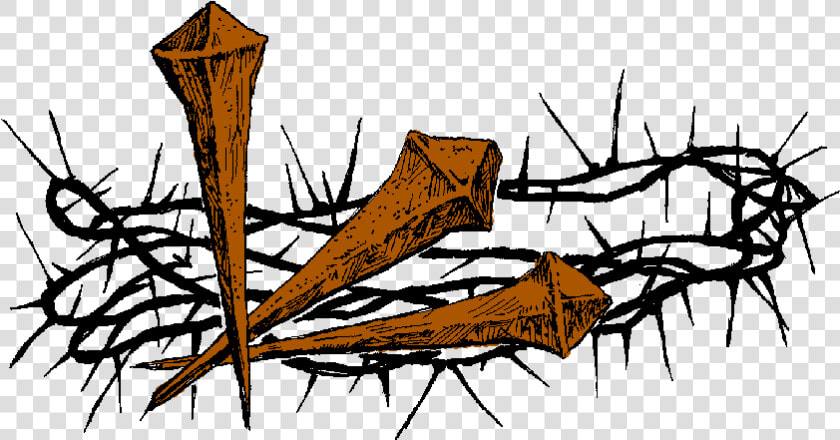 Crown Of Thorns With Jesus Clipart Clip Art Free Stock   Nails Crown Of Thorns Clip Art  HD Png DownloadTransparent PNG