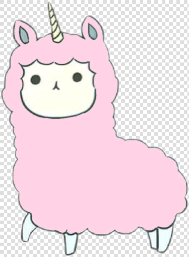 Kawaii Rainbow Cartoon Unicorn   Kawaii Unicorn Llamas  HD Png DownloadTransparent PNG