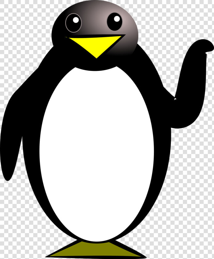 Emperor Penguin Clipart File   Penguin With Yellow Beak  HD Png DownloadTransparent PNG