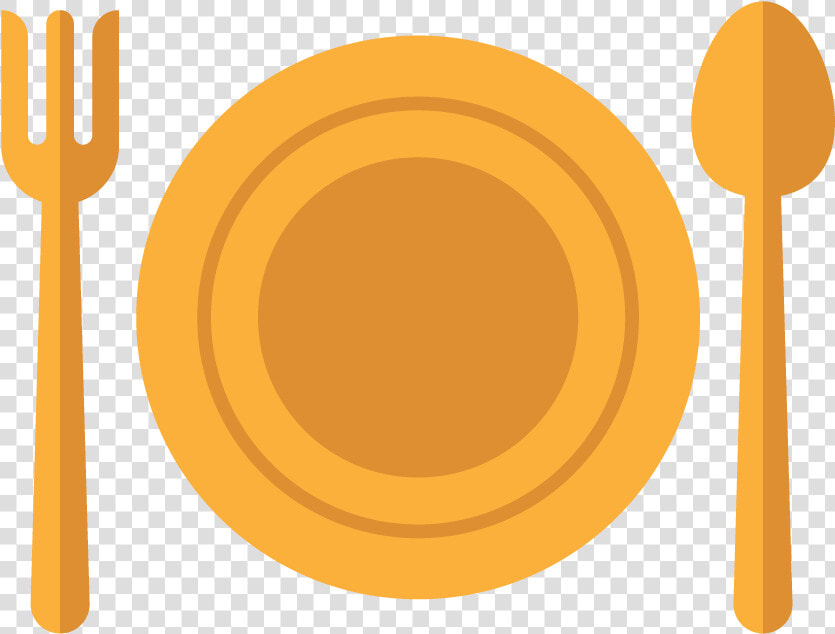 Knife Fork Plate Tableware   Circle  HD Png DownloadTransparent PNG