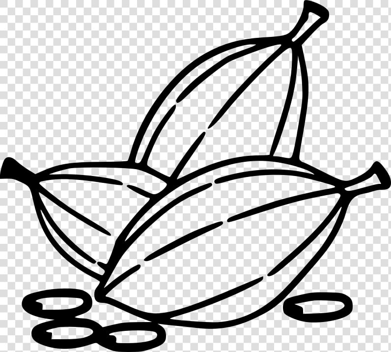 Cocoa Beans   Cocoa Clipart Black And White  HD Png DownloadTransparent PNG