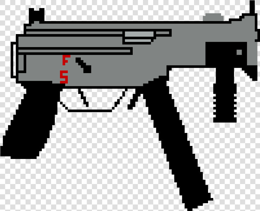 Pixel Art Smg  HD Png DownloadTransparent PNG