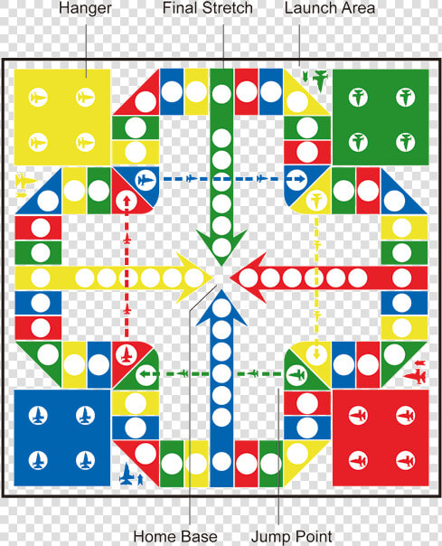 Vector Game Board   Aeroplane Chess  HD Png DownloadTransparent PNG