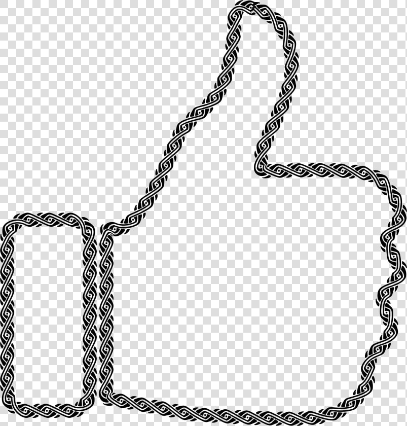 Border 12 Extended Thumbs Up Clip Arts   Line Art  HD Png DownloadTransparent PNG