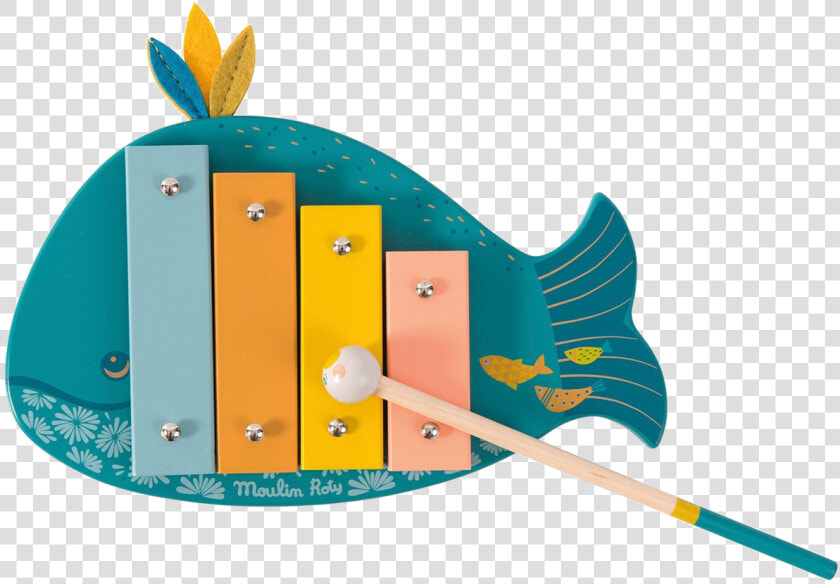 Moulin Roty Whale Xylophone   Xylophone Moulin Roty  HD Png DownloadTransparent PNG