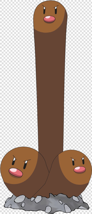 Dugtrio Alola Form   Png Download   Cartoon  Transparent PngTransparent PNG