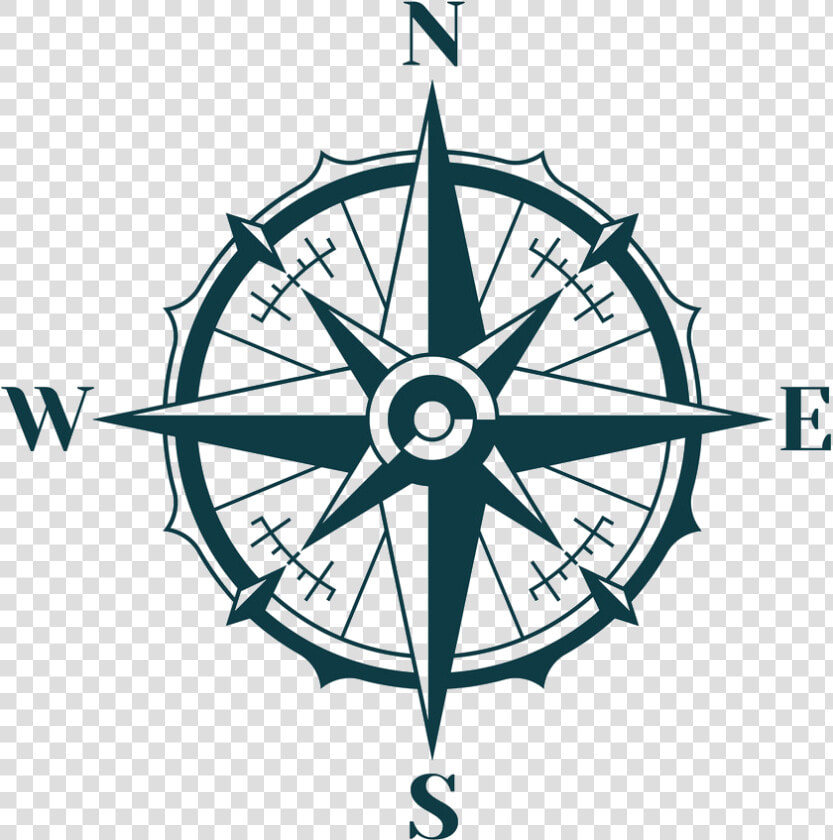 Compass Vector Clipart   Png Download   East West North South Logo  Transparent PngTransparent PNG