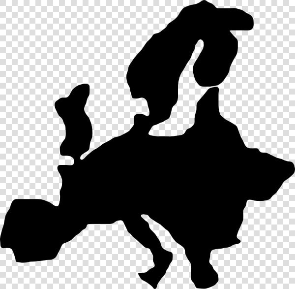 Europe Outline Svg Clip Arts   Europe Outline Clipart  HD Png DownloadTransparent PNG