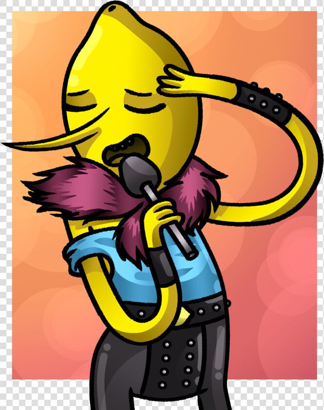 “ ✿•✿•✿ i’ve Been Wanting To Draw Rockstar Lemongrab   Cartoon  HD Png DownloadTransparent PNG